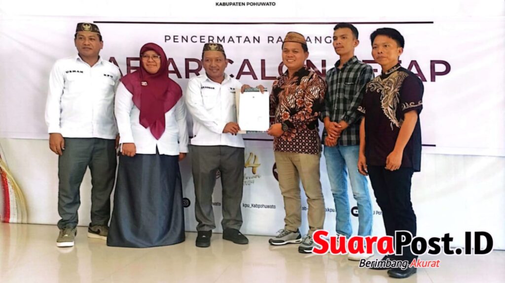 DPC PPP Serahkan Berkas Pencermatan DCT ke KPU Pohuwato