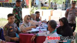 Giat Baksos dan Bakkes Polda Gorontalo di Apresiasi Kades Hulawa