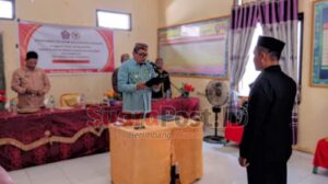 PAW BPD Desa Bumbulan Dilantik Camat Paguat : Semoga Bersinergi