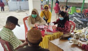 Pemdes Hulawa Gelar Jumat Bersih dan Skrining Kesehatan ke Masyarakat