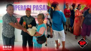 Jelang Nataru dan Cegah Inflasi, Disperindagkop-ukm Pohuwato Gelar Pasar Murah Bagi Warga Karangetang
