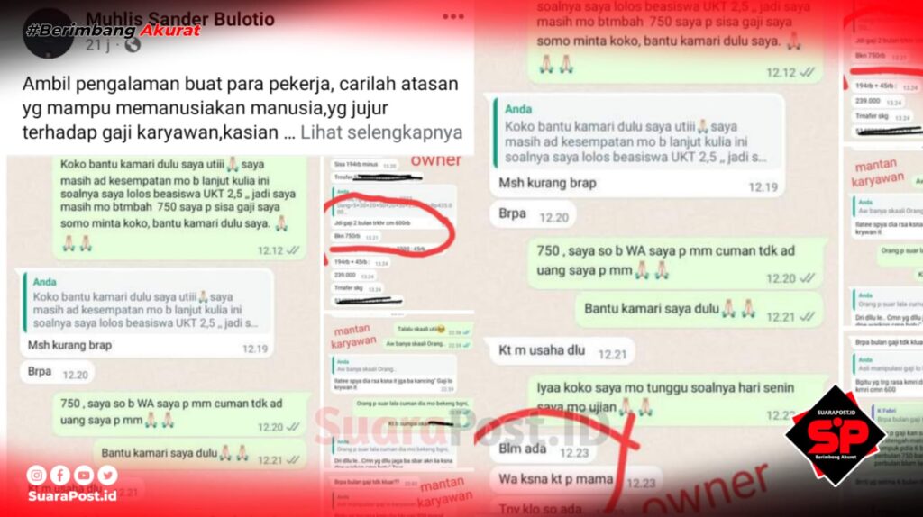 Postingan Tak Bayar Gaji Karyawan Viral di Medsos, Owner Warkop 008 Beri Klarifikasi