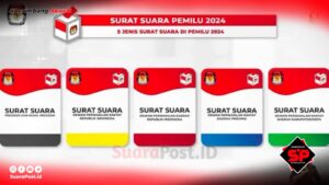 Anda Harus Tahu, Ini Perbedaan 5 Surat Suara Pemilu 2024