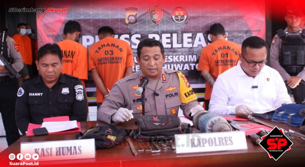 Nyolong 18 Karton Oli, Polres Pohuwato Berhasil Tangkap Pelakunya