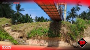 Jembatan Asa SCTV di Taluduyunu Mulai Tergerus Abrasi