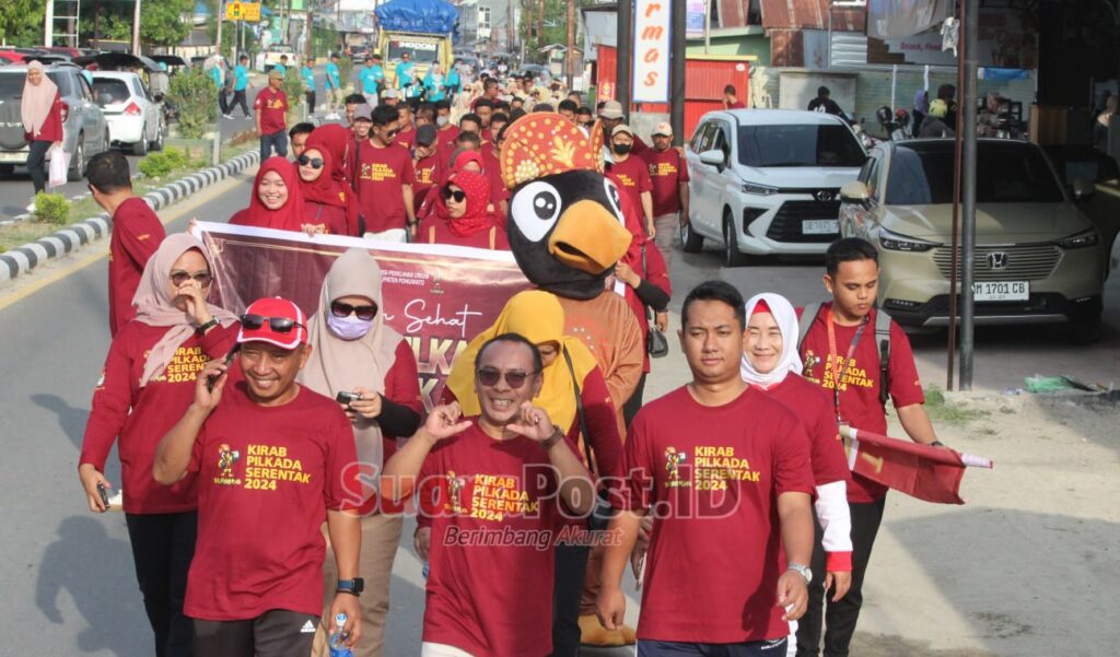 Pesan Menarik Iskandar Ibrahim Saat Sambutan di Kirab Pilkada Serentak 2024