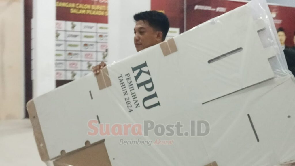 542 Kotak Suara Tiba di KPU Pohuwato