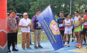 Dilepas Ketua DPRD Pohuwato, Lomba Lari 10K Digelar Karang Taruna Olongia Tuai Apresiasi