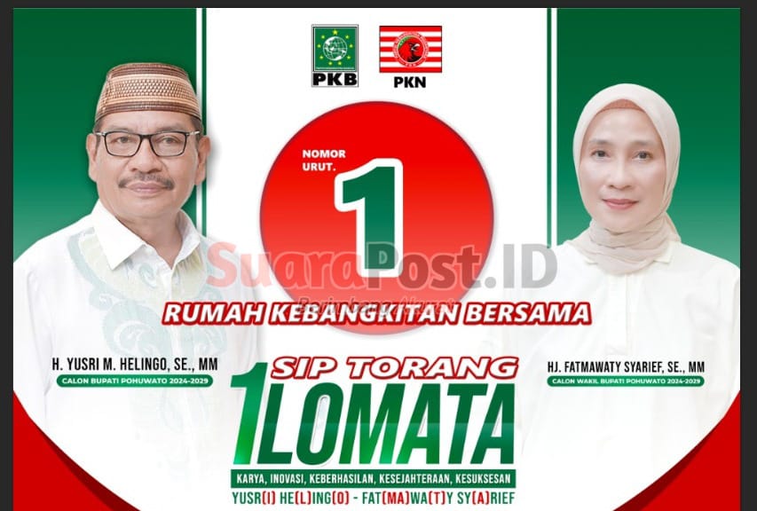 Obati Kerinduan Rakyat, Paslon ILOMATA Bakal Gelar Kampanye di Wilayah Barat Pohuwato