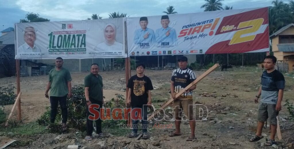 PPK Buntulia dan PPS Pasang APK, Dorong Partisipasi Warga di Pilkada Pohuwato