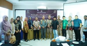 KPU Pohuwato Lakukan Rapat Evaluasi Rekrutmen KPPS dan Satlinmas