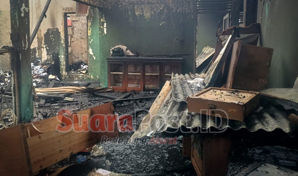 Begini Kronologi Dua Rumah dan Gedung Perumdam Tirta Moolango di Pohuwato Terbakar