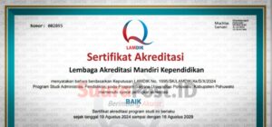 Prodi Administrasi Pendidikan Universitas Pohuwato Raih Akreditasi Baik dari LAMDIK