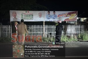 Bawaslu Pohuwato Kawal Penertiban Alat Peraga Kampanye