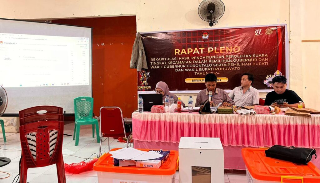 Hasil Rekapitulasi: ILOMATA Sapu Suara di Buntulia, SIAP Terpaut Jauh