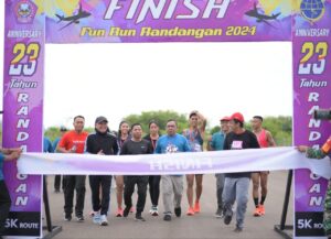 Wujudkan Gaya Hidup Sehat: Limonu Hippy jadi Sponsor Utama, Fun Run di Randangan Berlangsung Meriah