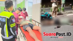 Ngebut Sambil Mabuk, Motor Tabrak Minibus di Kawasan Block Plan Pohuwato