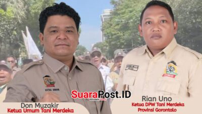 Ketum Tani Merdeka Don Muzakir dan Ketua DPW Gorontalo Rian Uno Imbau Masyarakat Tetap Tenang
