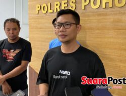 Tim Reskrim Pohuwato Sita Excavator Saat Beroperasi di Lokasi PETI