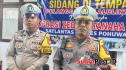 Polres Pohuwato Gelar Operasi Zebra Otanaha 2025: 17 Pelanggar Disidang di Tempat