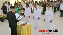 Semangat Pahlawan, Semangat Membangun Desa: Bupati Kukuhkan Tiga Kepala Desa Baru