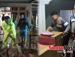 Respons Cepat Polres Pohuwato Bantu Warga Terdampak Banjir di Desa Hulawa