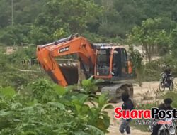 Operasi PETI Berlanjut, Polisi Amankan Alat Berat di HPL Buntulia