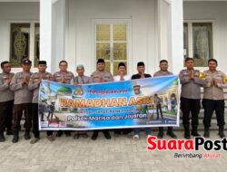 Dipimpin AKP Harry, Polsek Marisa Hadirkan Aksi Sosial di Bulan Suci Ramadhan