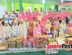Tebar Kepedulian di Bulan Ramadan, Polsek Marisa dan Bhayangkari Berbagi Bersama Anak Yatim