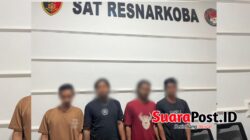 Pesan Sabu dari Sultra, Empat Pria di Tambang Buntulia Ditangkap Polisi