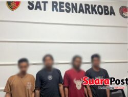 Pesan Sabu dari Sultra, Empat Pria di Tambang Buntulia Ditangkap Polisi