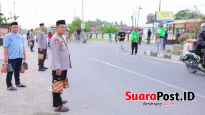 Polres Pohuwato Berbagi di Ramadan, Ratusan Takjil Dibagikan Bersama Insan Pers dan Ojol