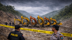 Tindak PETI di Pohuwato, Polisi Amankan 7 Alat Berat di Kawasan Dam