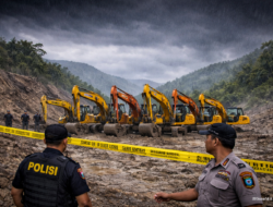 Tindak PETI di Pohuwato, Polisi Amankan 7 Alat Berat di Kawasan Dam