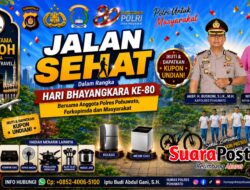 Gratis untuk Umum! Jalan Sehat Hari Bhayangkara di Pohuwato Berhadiah Umroh