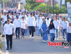 Polri untuk Masyarakat, Jalan Sehat Hari Bhayangkara di Pohuwato Bertabur Hadiah