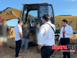 Operasi PETI Bulangita, Polisi Evakuasi Excavator dan Amankan Tiga Pekerja
