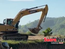 Polisi Pastikan Excavator SANY Sedang Beroperasi Saat Digerebek