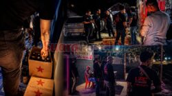 Malam Minggu Digempur! Tim URC Pohuwato Sita Ratusan Botol Miras