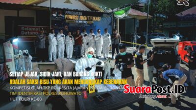 Buktikan Profesionalisme, Satreskrim Polres Pohuwato Juara I Olah TKP Polda Gorontalo