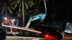 Kendala Teknis Tak Halangi Polisi Amankan Excavator Diduga Dipakai Tambang Ilegal