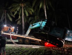 Kendala Teknis Tak Halangi Polisi Amankan Excavator Diduga Dipakai Tambang Ilegal