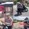 Polres-Polsek Serentak ‘Turun Jalan’, 1.000 Bendera Merah Putih Dibagikan