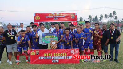 Taklukkan PNM FC Lewat Adu Penalti, Vanjura FC Bawa Pulang Trofi Kapolres Cup