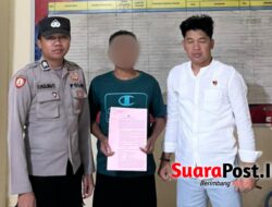 Unit PPA Polres Pohuwato Tahan Oknum PNS Tersangka Dugaan Kekerasan Anak