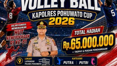 Kapolres Pohuwato Cup: 12 Tim Siap Bertarung, Pendaftaran Masih Dibuka