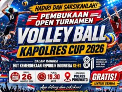 Kapolres Cup 2026 Kembali Bergulir, 19 Klub Siap Adu Kekuatan di Lapangan Polres Pohuwato
