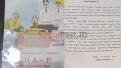 Pemda Pohuwato Disorot, KUA-PPAS 2026 Diduga Masih Copy Paste Dokumen 2025