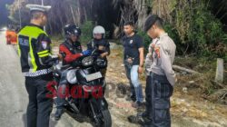 Patroli Malam Polres Pohuwato Sasar Knalpot Brong, Sajam dan Miras