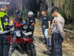 Patroli Malam Polres Pohuwato Sasar Knalpot Brong, Sajam dan Miras